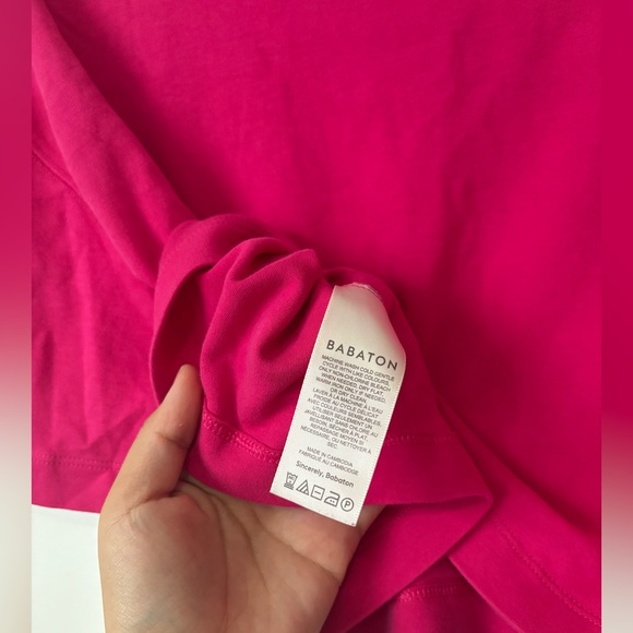 Babaton Pegasus Waist T-Shirt hot pink - Picture 4 of 4